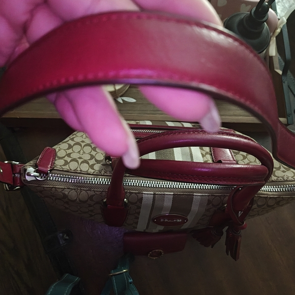 Coach Molly Satchel Bag/Bvlgari Key Card - Picture 2 of 16